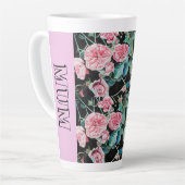 Roze Rozen Roos Waterverf Mum Mok (Linkerhoek)