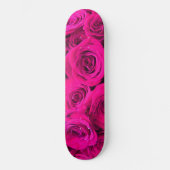 Roze rozen, roze bloemen persoonlijk skateboard (Voorkant)