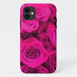 Roze rozen roze bloemen roze bloemig Case-Mate iPhone case
