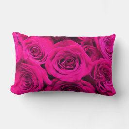 Roze rozen roze bloemen roze bloemig kussen