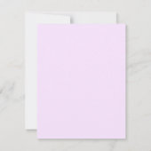 roze rozen RSVP Reply Kaart (Achterkant)