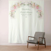 Roze Rozen Sage Groen Vrijgezellenfeest Foto Achte Wandkleed