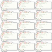 Roze Rozen Sage Groen Vrijgezellenfeest Mailing La Sticker (Voorkant)