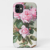  roze rozen schilderen Case-Mate iPhone case (Achterkant)