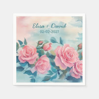 Roze Rozen Schilderen Vrijgezellenfeest CUSTOM