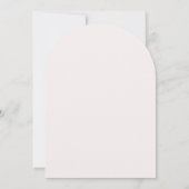 Roze Rozen Script Foto Afstudeeraankondiging Kaart (Achterkant)