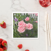 Roze rozen servet (Insitu)