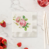 Roze rozen servetten (Insitu)