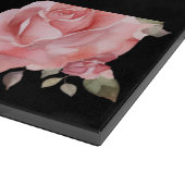 Roze Rozen Shabbat Challah Bord Snijplank (Hoek)