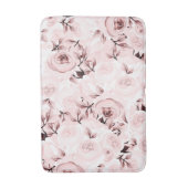 Roze Rozen Shabby Chic Glam Bloemendecoratie Badmat (Voorkant Verticaal)