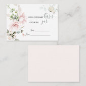 Roze rozen slaan op hoeveel Kisses in Jar Informatiekaartje (Voorkant / Achterkant)