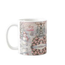  Roze Rozen, Sneeuwman Kerstdorp