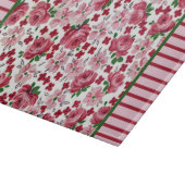 roze rozen snijvlak snijplank (Hoek)