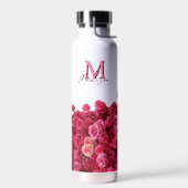 roze rozen, speciaal aangepast waterfles (Links)