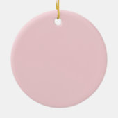 roze rozen, speciaal gepersonaliseerd keramisch ornament (Achterkant)