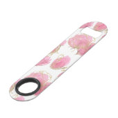 Roze rozen speed flessenopener (Achterkant Gekanteld)