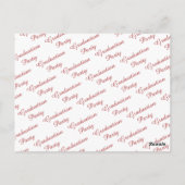 Roze Rozen Stethoscoop Verpleegkundige Afstuderen  Briefkaart (Achterkant)