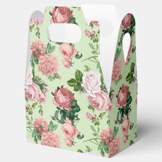 Roze Rozen Stijl Favoriete Doos Bedankdoosjes (Geopend)