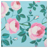 Roze rozen stof (Swatch)