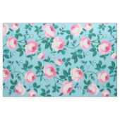 Roze rozen stof (Fat Quarter)