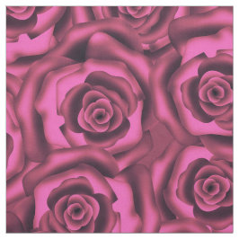 Roze rozen stof