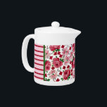 roze rozen theepot<br><div class="desc">Deze  Roses Teapot is perfect voor een keuken of dinet in Shabby Chic-stijl. Zoek de bijbehorende pitcher en andere keukenproducten.</div>