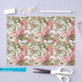 roze rozen tissuepapier (Craft)