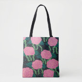 Roze Rozen Tote Bag (Voorkant)