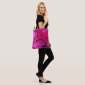Roze Rozen Tote Bag (Op model)