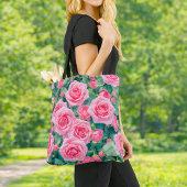 Roze Rozen Tote Tas