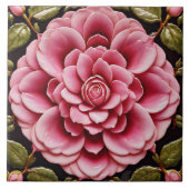 Roze Rozen Trendy Mooi Collectie Tegeltje (Voorkant)