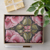 Roze Rozen Trendy Mooi Collectie Tissuepapier (Geschenk)