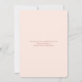 Roze Rozen Trouw Save the Date Kaart (Achterkant)