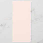 Roze Rozen Trouwmenu's Menu (Achterkant)