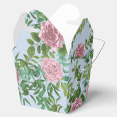 Roze Rozen Tuin Lente Huwelijk Bedankdoosjes (Geopend)