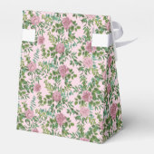 Roze Rozen Tuin Lente Huwelijk Bedankdoosjes (Achterkant)