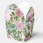 Roze Rozen Tuin Lente Huwelijk Bedankdoosjes (Geopend)