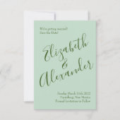 Roze Rozen Tuin Lente Huwelijk Kaart (Voorkant)