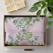 Roze Rozen Tuin Lente Huwelijk Tissuepapier (Geschenk)