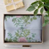 Roze Rozen Tuin Lente Huwelijk Tissuepapier (Geschenk)