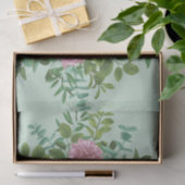 Roze Rozen Tuin Lente Huwelijk Tissuepapier (Geschenk)