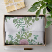 Roze Rozen Tuin Lente Huwelijk Tissuepapier (Geschenk)