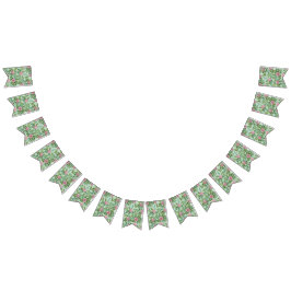 Roze Rozen Tuin Lente Huwelijk Vlaggetjes