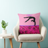 Roze Rozen Turnen Tumbling Kussen (Stoel)