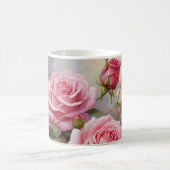 Roze Rozen uit Grandioze Tijd Koffiemok (Center)
