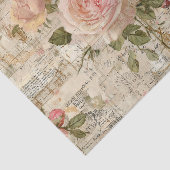 Roze Rozen uit Grandioze Tijd Tissuepapier (Detail)