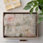 Roze Rozen uit Grandioze Tijd Tissuepapier (Geschenk)