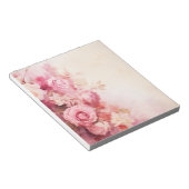 Roze Rozen uit het Verleden Notitieblok (Schuin)
