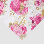 Roze Rozen van Floral Tissuepapier (Detail)