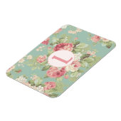 Roze rozen van kool op water magneet (Linkerzijde)